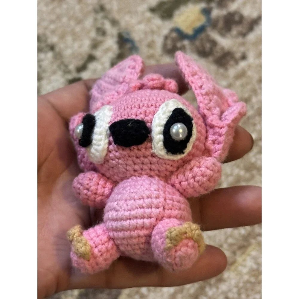 Angel - Lilo and Stitch Inspired Disney Plush Handmade Crochet Ohana 3.5”